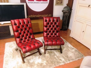 SILLONES CHESTER EN PIEL ALMAZAN