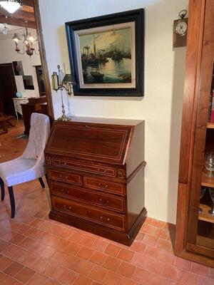 BURO BLACKPOOL VALENTI 95*47*106 NOGAL.