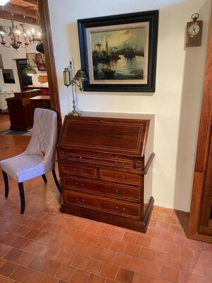 BURO BLACKPOOL VALENTI 95*47*106 NOGAL.