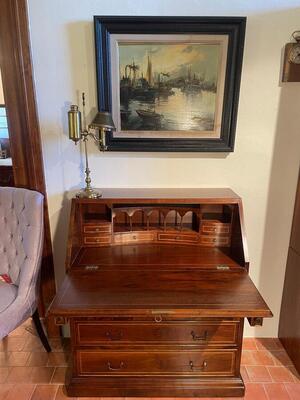 BURO BLACKPOOL VALENTI 95*47*106 NOGAL.