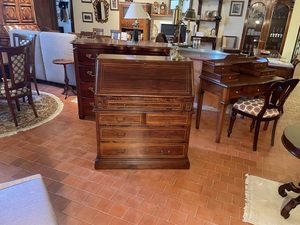 BURO BLACKPOOL VALENTI 95*47*106 NOGAL.