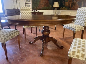 MESA OVALADA  ALMAZAN, 165*110*78.+EXT.