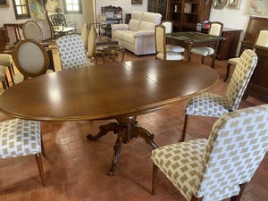 MESA OVALADA  ALMAZAN, 165*110*78.+EXT.