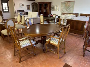 MESA OVALADA  ALMAZAN, 165*110*78.+EXT.
