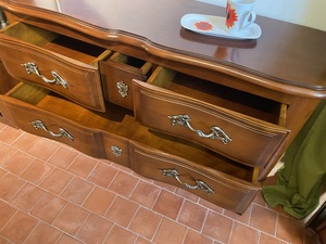 COMODA SECRETER PROVENZAL ALMAZAN, CEREZO, 120*39*82