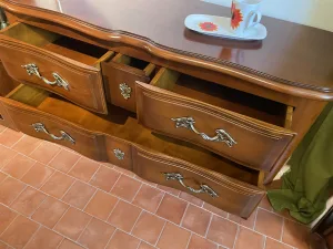 COMODA SECRETER PROVENZAL ALMAZAN, CEREZO, 120*39*82
