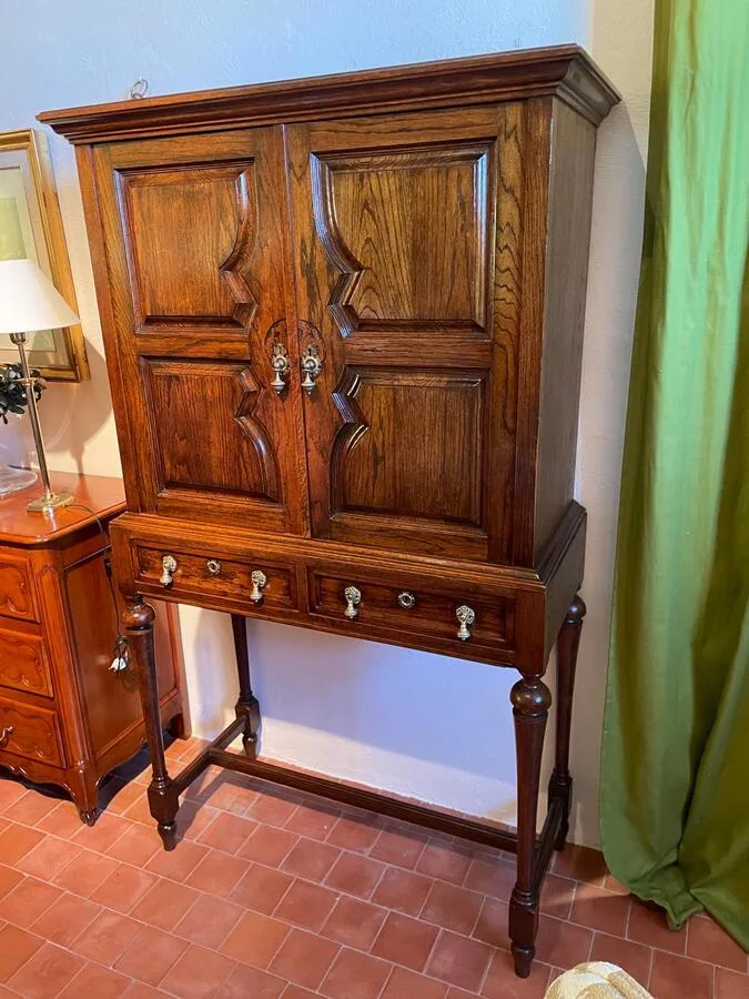 MUEBLE EN DOS CUERPOS ROBLE,100*45*177