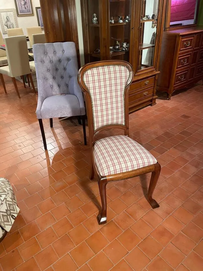 SILLA BREMEN MADERA DE NOGAL.