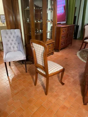 SILLA BREMEN MADERA DE NOGAL.