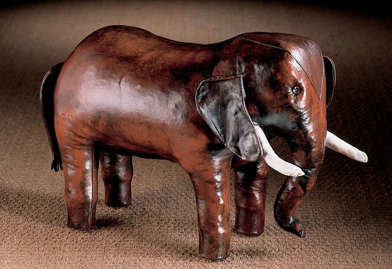 Taburete elefante pequeño - 56 x 29 x 45 (cm.)