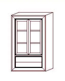 Librería Nódalo 2 Cajones - 2 Puertas - 105 x 40 x 170 (cm.)