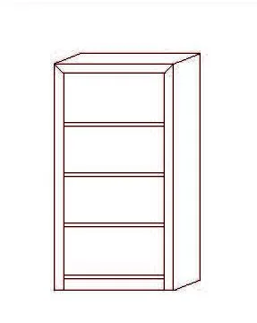 Librerí­a Osma - 100 x 40 x 190 (cm.)
