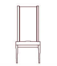 Silla Nódalo Tela empresa - 53 x 66 x 124 (cm.)