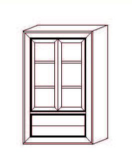 Librería Nódalo 2 Cajones - 2 Puertas - 105 x 40 x 170 (cm.)