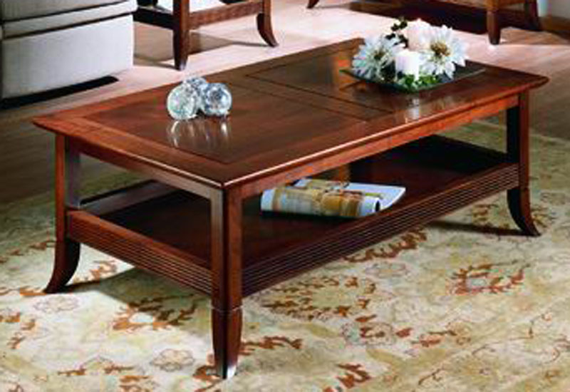 Mesa centro Viana rectangular 2 cajones - 120 x 75 x 45 (cm.)