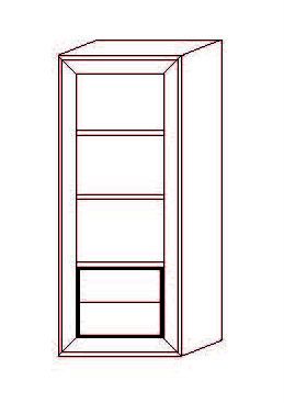 Librería Nódalo Pequeña 2 Cajones - 70 x 40 x 170 (cm.)