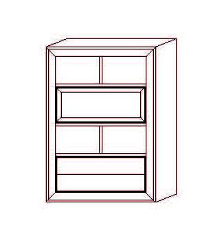 Mueble Bar Nódalo 2 Cajones - 120 x 40 x 170 (cm.)